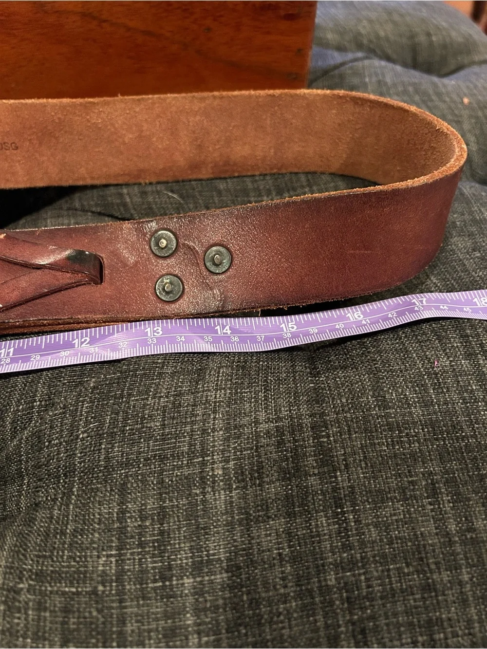 Ralph Lauren Brown Leather Double-Ring Belt with Brass Rings 🥰🤩 🔥. Still love it